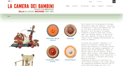 Desktop Screenshot of lacameradeibambini.com